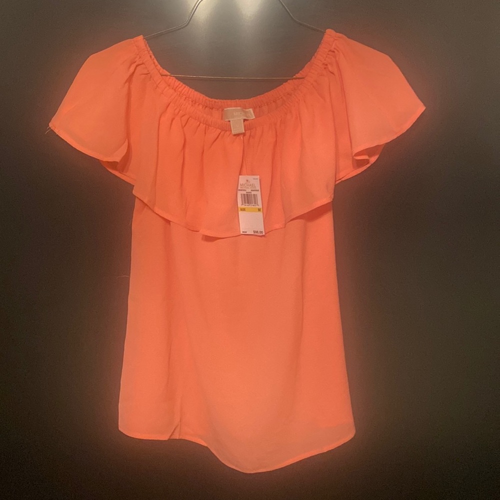 Michael Kors medium coral blouse